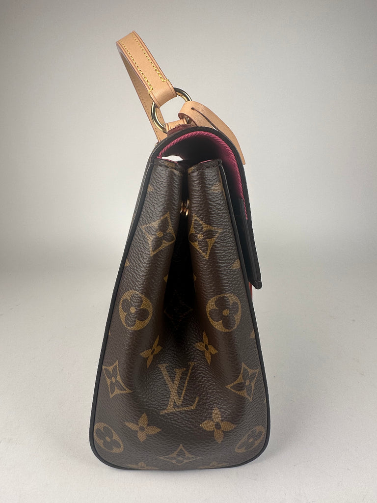 Louis Vuitton Cluny BB Monogram Top Handle Bordeaux Fuchsia
