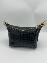 Load image into Gallery viewer, Miu Miu Miu Spirit croco-print leather bag black