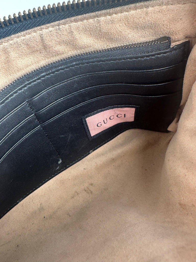 Gucci Ghost Graffiti Leather Mini Crossbody Bag