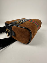 Load image into Gallery viewer, Gucci Ophidia Suede Patent Leather Belt Bag Size 95cm/ 38in Brown