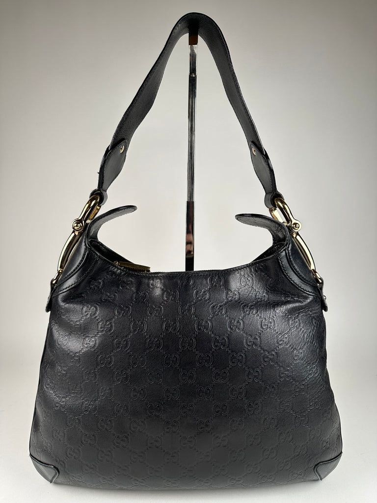 Gucci Guccissima Creole Hobo Black