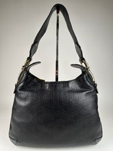 Load image into Gallery viewer, Gucci Guccissima Creole Hobo Black