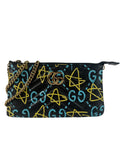 Gucci Ghost Graffiti Leather Mini Crossbody Bag