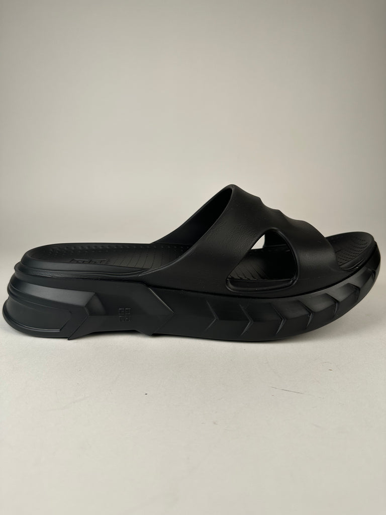 Givenchy Marshmallow Flat Sandals Black size 44EU