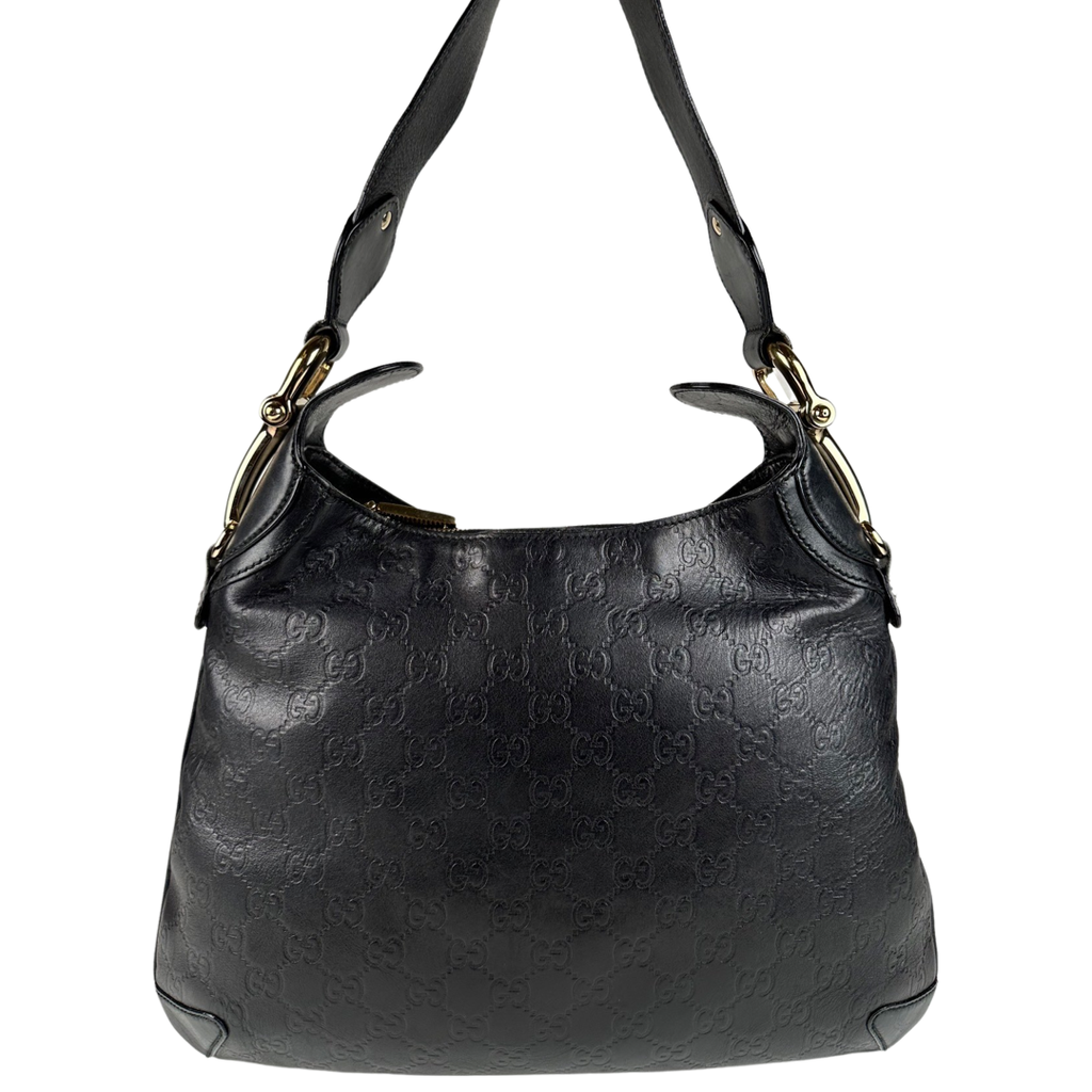 Gucci Guccissima Creole Hobo Black