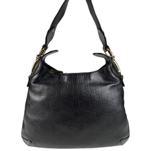 Load image into Gallery viewer, Gucci Guccissima Creole Hobo Black