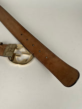 Load image into Gallery viewer, Gucci Gold Guccissima Leather Interlocking G Belt 99cm/39in
