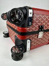 Load image into Gallery viewer, Goyard Bourget PM Trolley Case Rolling Luggage Burgundy