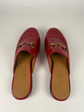 Load image into Gallery viewer, Gucci Princetown Horsebit Mule Red Size 38EU