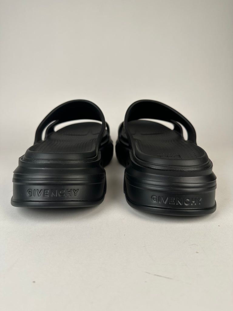 Givenchy Marshmallow Flat Sandals Black size 44EU