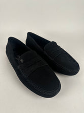 Load image into Gallery viewer, Tods Black Suede Drivers Size 38.5EU