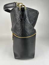 Load image into Gallery viewer, Louis Vuitton Melie Empreinte Leather Hobo Bag Black