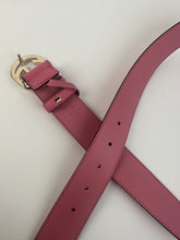 Load image into Gallery viewer, Gucci Leather Interlocking G Belt Pink 106cm/42in