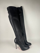 Load image into Gallery viewer, Christian Louboutin Sempre Monica 100 Thigh High Boot Black Size 38.5EU