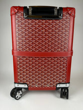 Load image into Gallery viewer, Goyard Bourget PM Trolley Case Rolling Luggage Burgundy
