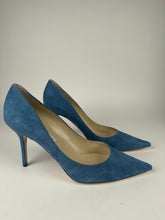 Load image into Gallery viewer, Jimmy Choo  Agnes Suede Pump in Blue size 43EU