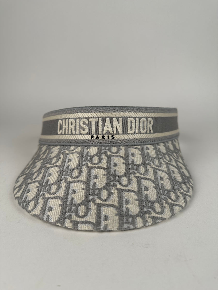 Dior D-Smash Oblique Grey Visor – Sacdelux