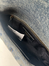 Load image into Gallery viewer, Saint Laurent Denim Quilted Toy Loulou Puffer Monogram Chain Satchel Blue