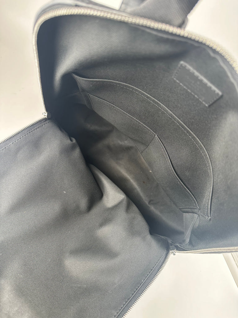 Louis Vuitton Damier Infini Leather Avenue Backpack Grey Black