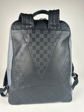 Load image into Gallery viewer, Louis Vuitton Damier Infini Leather Avenue Backpack Grey Black