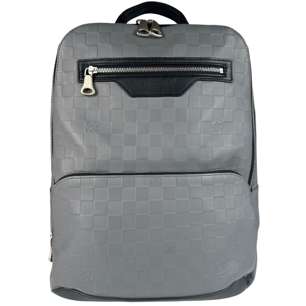 Louis Vuitton Damier Infini Leather Avenue Backpack Grey Black