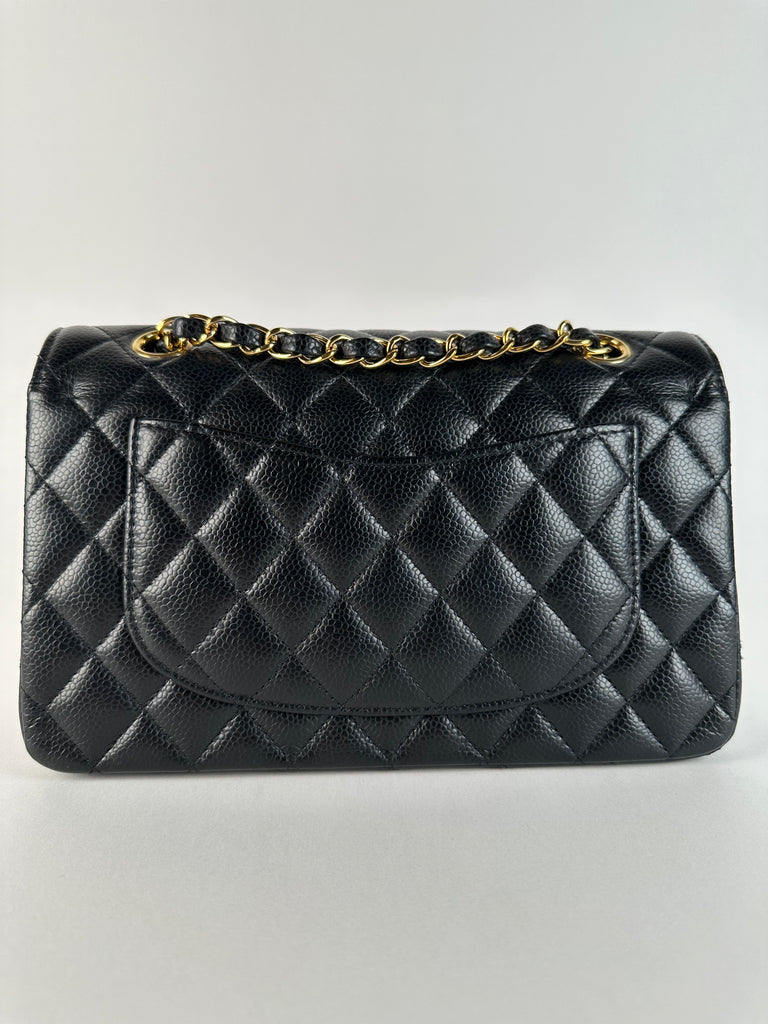 Chanel Caviar Quilted Small Classic Double Flap Black
