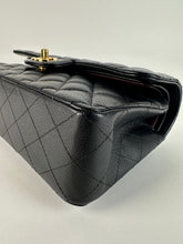 Load image into Gallery viewer, Chanel Caviar Quilted Small Classic Double Flap Black