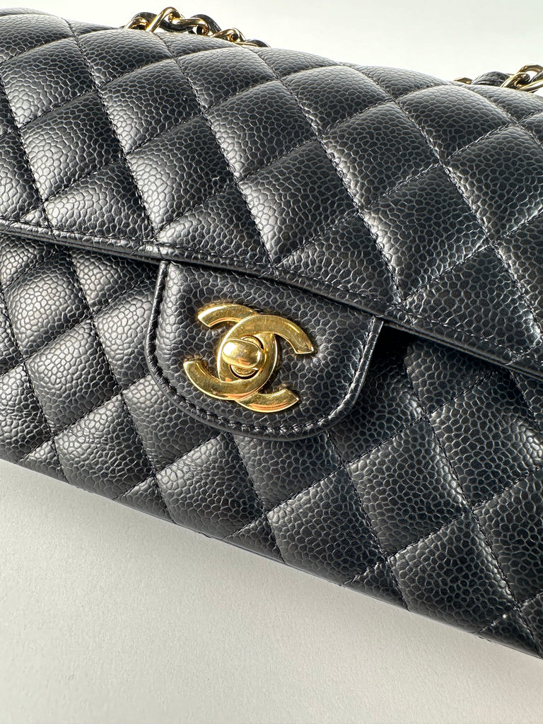Chanel Caviar Quilted Small Classic Double Flap Black