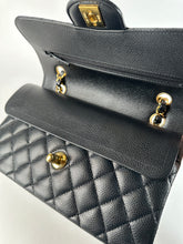 Load image into Gallery viewer, Chanel Caviar Quilted Small Classic Double Flap Black