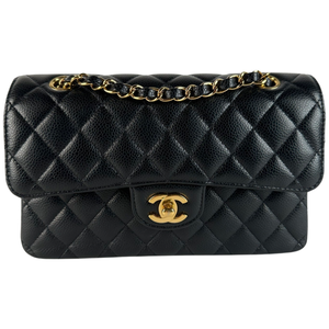 Chanel Caviar Quilted Small Classic Double Flap Black