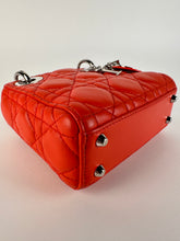 Load image into Gallery viewer, Dior Cannage Quilted Lambskin Nano Lady Dior Orange