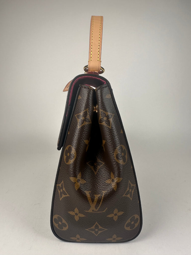 Louis Vuitton Cluny BB Monogram Top Handle Bordeaux Fuchsia