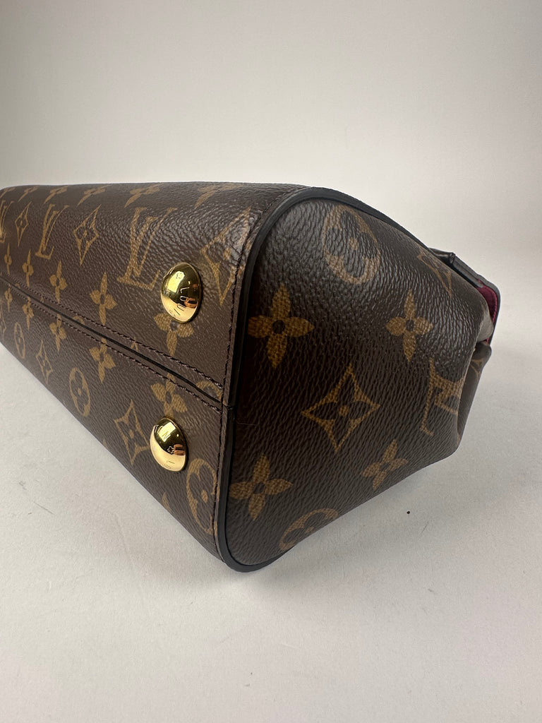 Louis Vuitton Cluny BB Monogram Top Handle Bordeaux Fuchsia