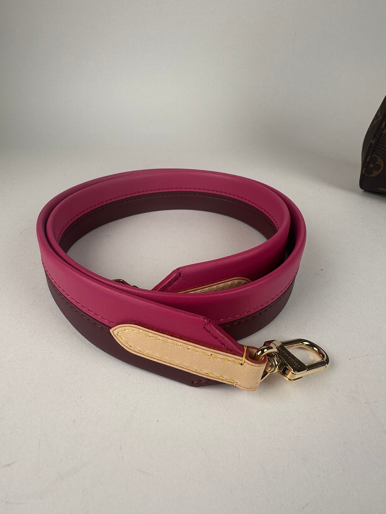 Louis Vuitton Cluny BB Monogram Top Handle Bordeaux Fuchsia