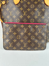 Load image into Gallery viewer, Louis Vuitton Monogram Neverfull MM  With Pouch Peony Interior