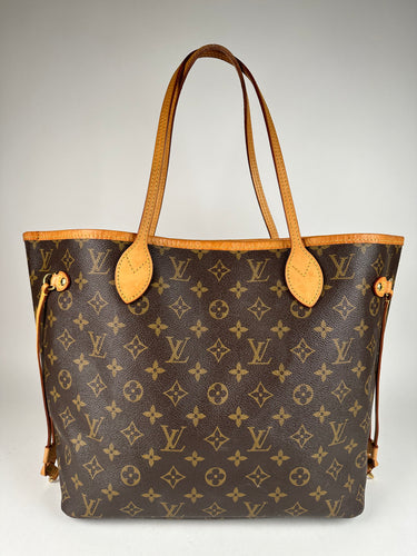 Louis Vuitton Monogram Neverfull MM  With Pouch Peony Interior
