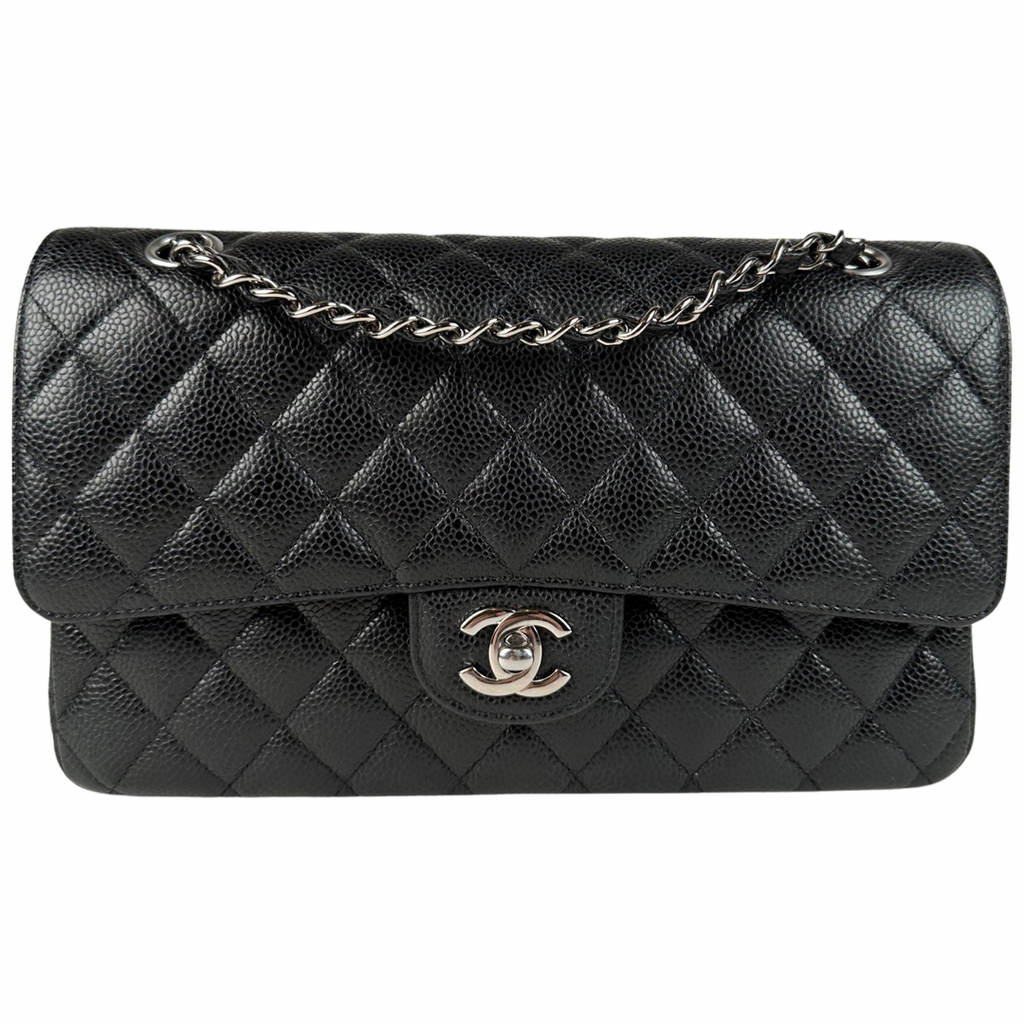 Chanel Caviar Quilted Medium Double Flap Black