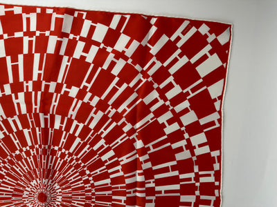 Hermes Op’H 70cm Silk Scarf Red