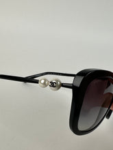 Load image into Gallery viewer, Chanel Acetate Butterfly Winter Pearl Sunglasses 5339-H Black Sunglasses