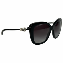 Load image into Gallery viewer, Chanel Acetate Butterfly Winter Pearl Sunglasses 5339-H Black Sunglasses