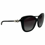 Chanel Acetate Butterfly Winter Pearl Sunglasses 5339-H Black Sunglasses