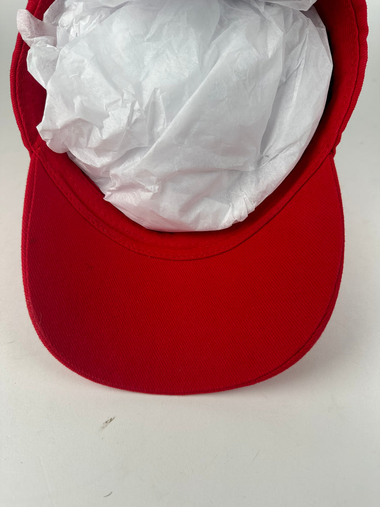 Balenciaga Logo Baseball Cap Red