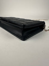 Load image into Gallery viewer, Dior Lambskin Cannage Lady Dior Pouch Black