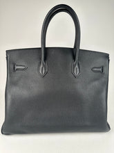 Load image into Gallery viewer, Hermes Birkin 35 Taurillon Clemence Leather Black Gold Hardware