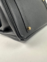 Load image into Gallery viewer, Hermes Birkin 35 Taurillon Clemence Leather Black Gold Hardware