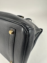 Load image into Gallery viewer, Hermes Birkin 35 Taurillon Clemence Leather Black Gold Hardware