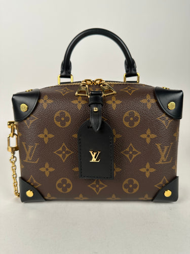 Louis Vuitton Monogram Canvas Petite Malle Souple Black