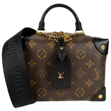 Louis Vuitton Monogram Canvas Petite Malle Souple Black