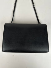 Load image into Gallery viewer, Saint Laurent Grain De Poudre Small Monogram Kate Satchel Black/Black