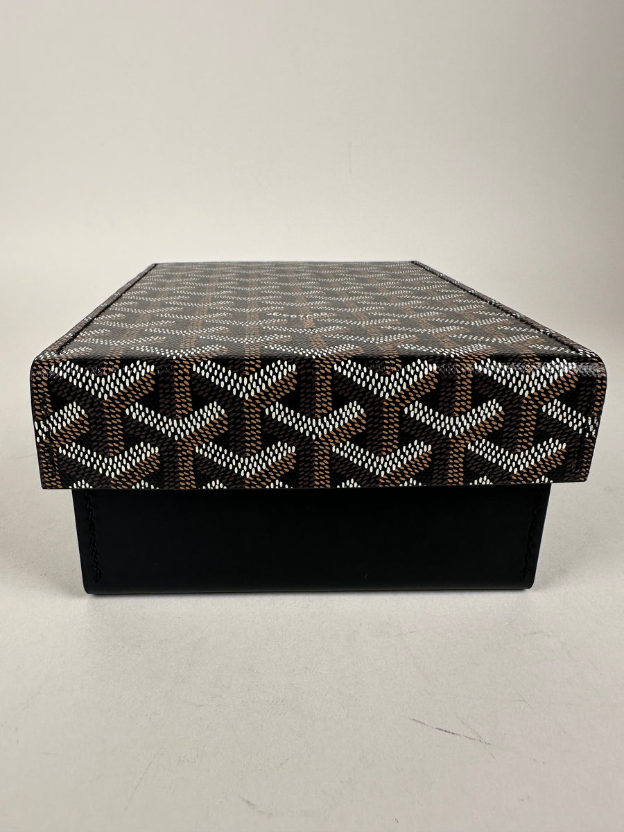 Goyard Goyardine Montret 4 Watch Case Black Sacdelux